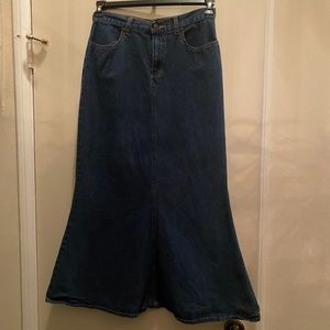 Vintage Y2k Denim SLA Skirt Size 7/8